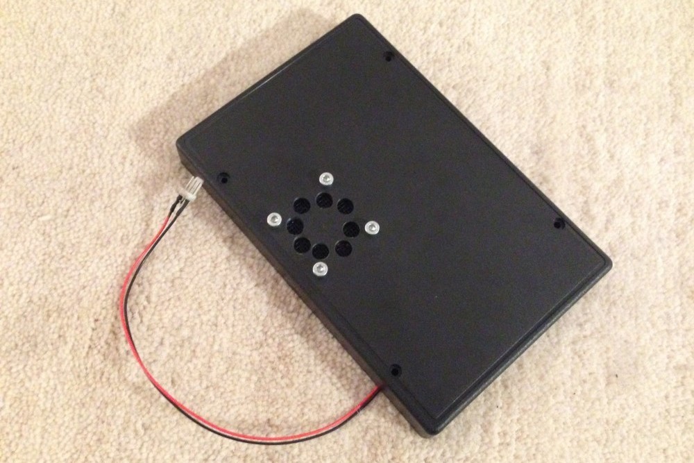 The cover of the enclosure with fan to cool down the power electronics