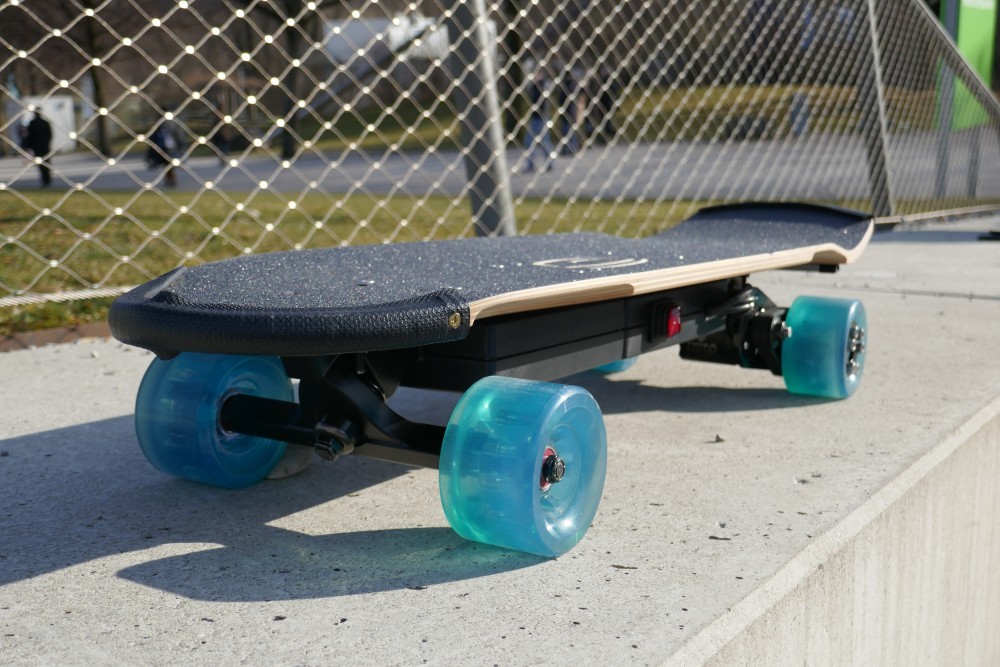 The top side view of the electric board