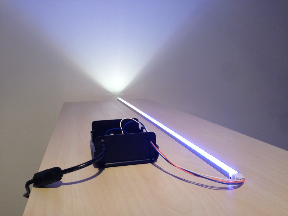 Umgerüstete Lichtleiste mit VibeLight 2.0
